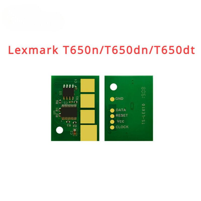 1 Toner Chip for Lexmark T650 T652 T654 T656 X651 X652 X654 656 658 Refill (36k)