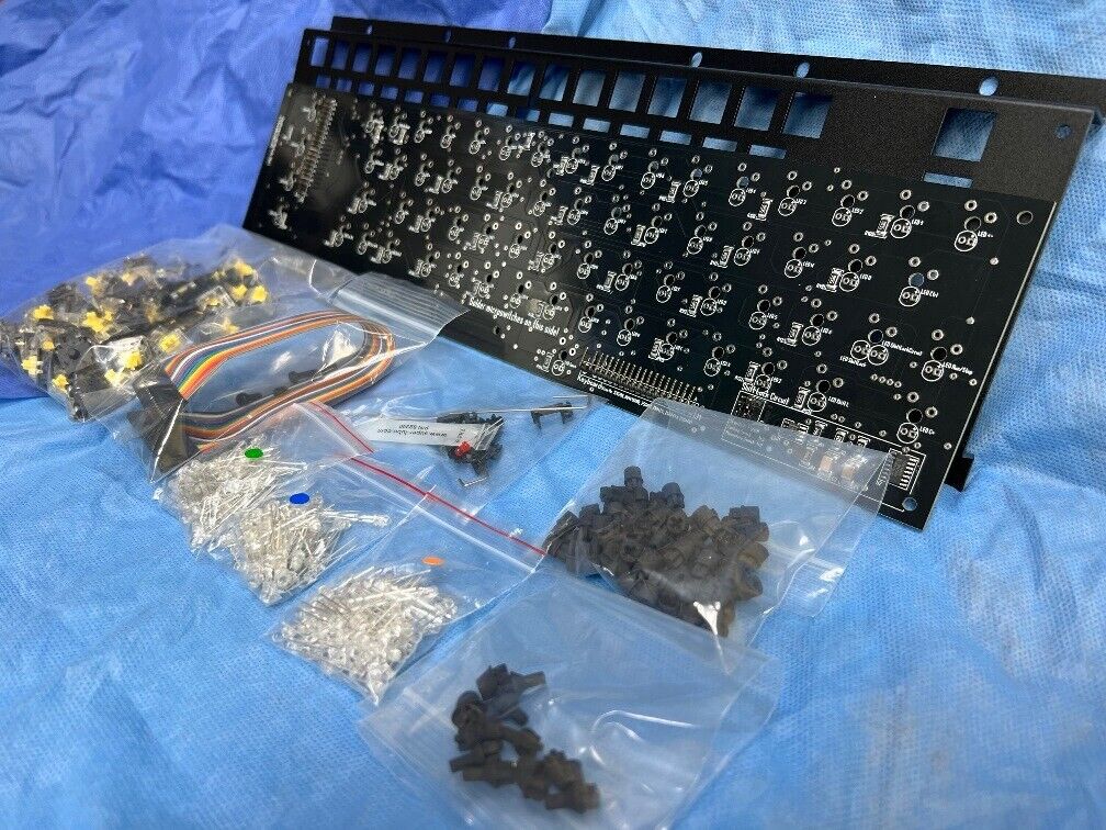 MechBoard64 LED Commodore Mechanical Keyboard - Kit Version