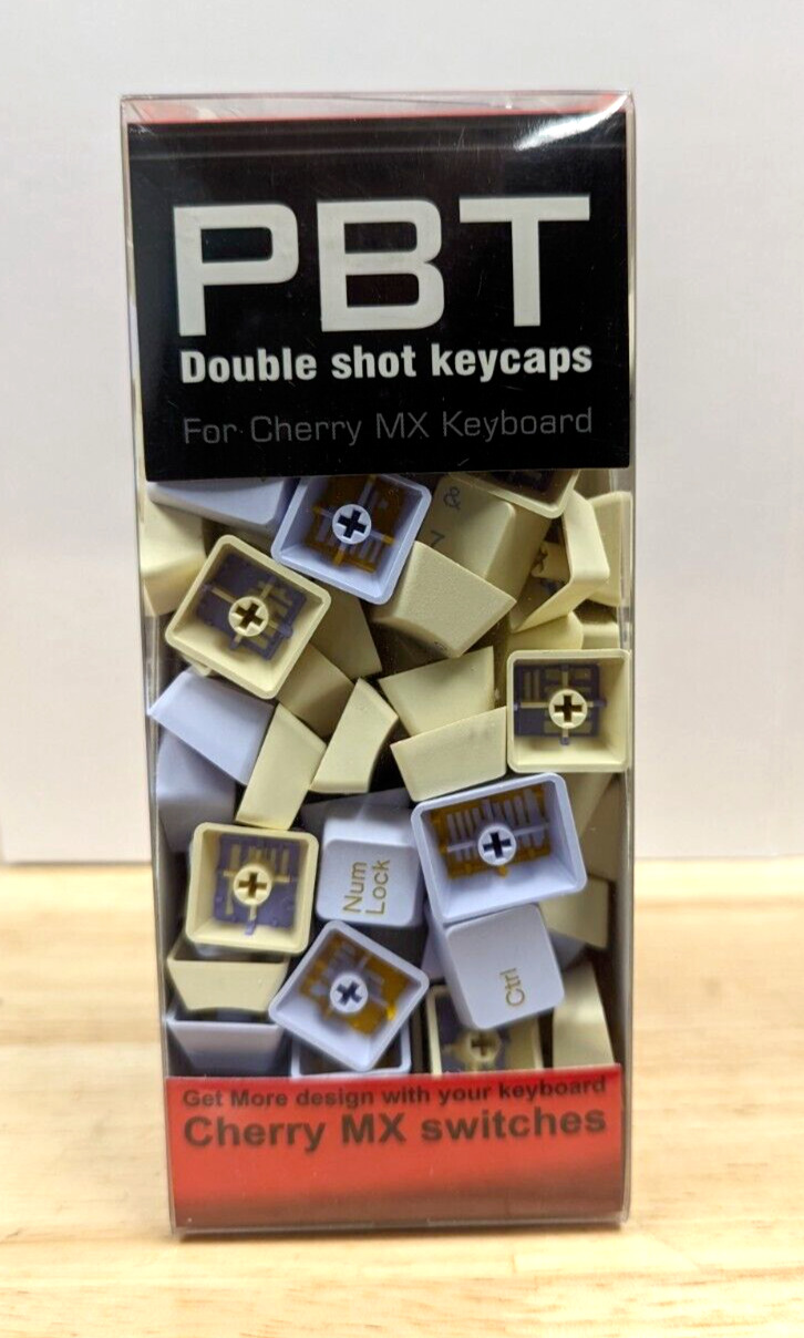 PBT  Double shot keycaps for cherry MX keyboard Tai-Hao 1962 MDX-12462-2