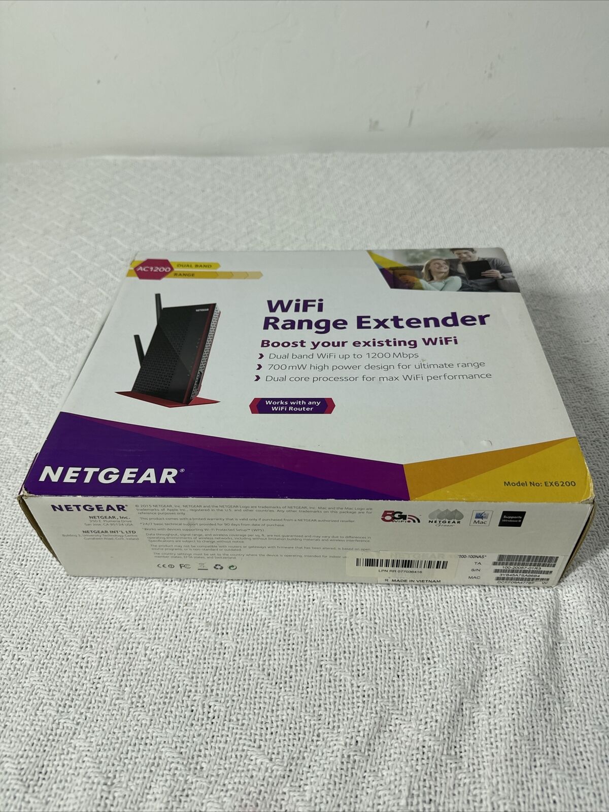 NETGEAR EX6200 Dual Band Wi-Fi Range Extender