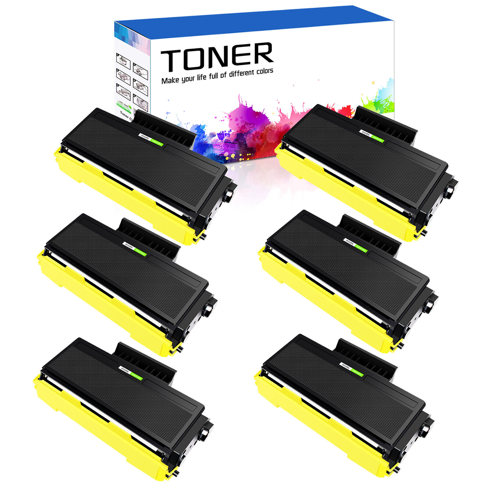 6PK TN580 TN650 Toner For Brother DCP-8060 DCP-8065 DCP-8065DN HL-5200 HL-5240LT