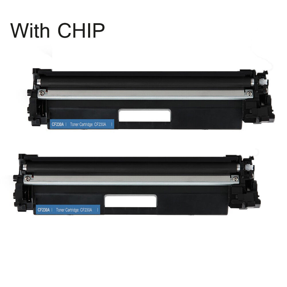 2PK CF230A with Chip Toner Cartridge For HP LaserJet 30X M203dw M203dn M227fdn