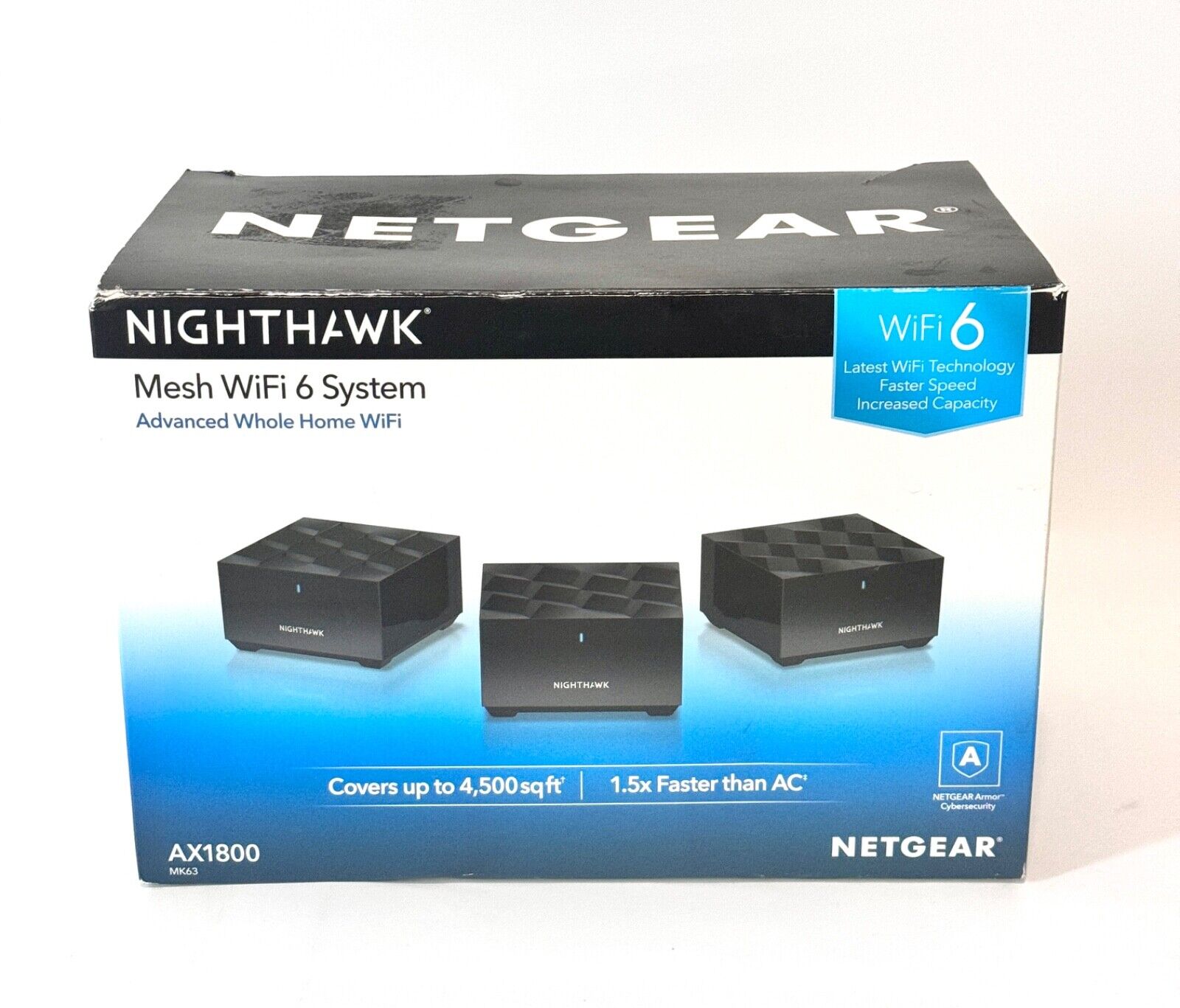 NETGEAR AX1800 NightHawk Mesh WiFi 6 System - 3 Pack