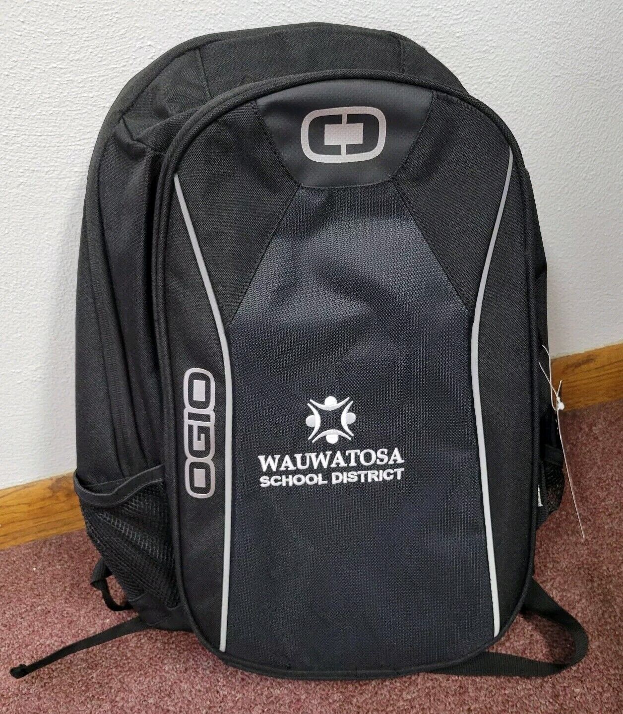 OGIO Laptop Backpack Black 411053 Marshall NWT Wauwatosa School WI Customized 