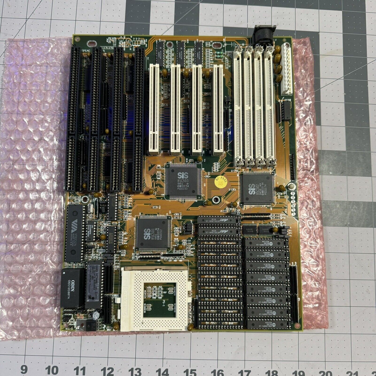 Vintage Motherboard SiSP54C VER A Socket 5 SiS 85C501/502/503 PCI ISA NEW SEALED