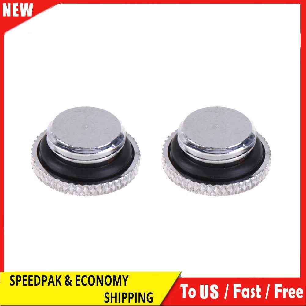 2 Pcs G1/4 Thread Low Profile Plug for PC Water Cooling Radiator Reservoir