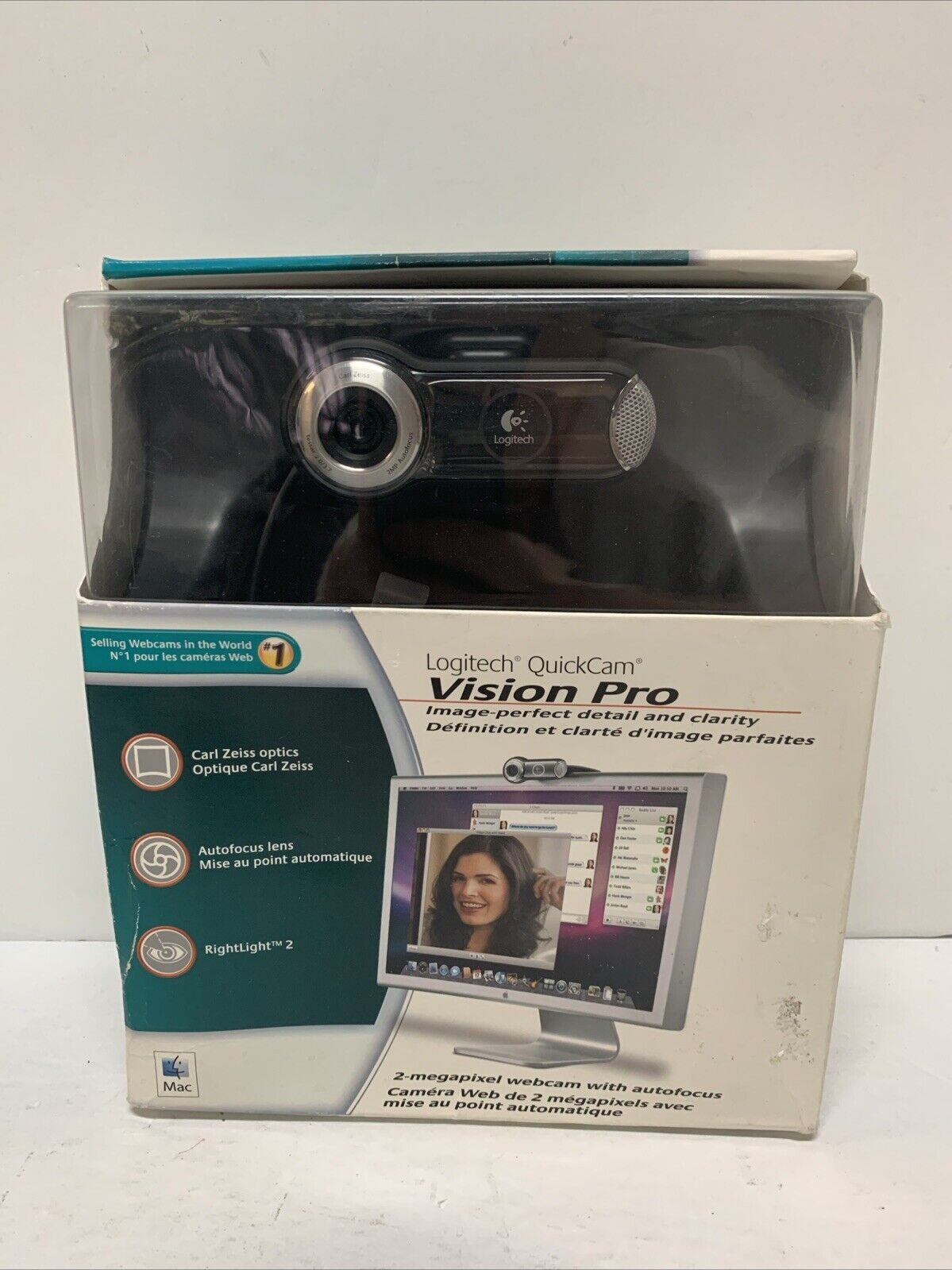 Logitech Quickcam Webcam Vision Pro 2MP HD Autofocus #282