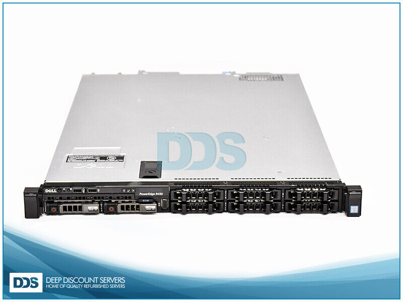 Dell Poweredge R430 RX20N 8SFF 2.1Ghz 36-C 256GB Mem 2x10G RJ-45 NIC 2x550W PSU