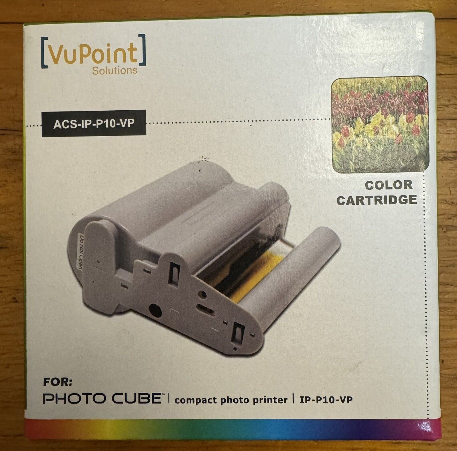 VuPoint Color Cartridge All in One Photo & Ink Cartridge Photo Cube IP-P10-VP