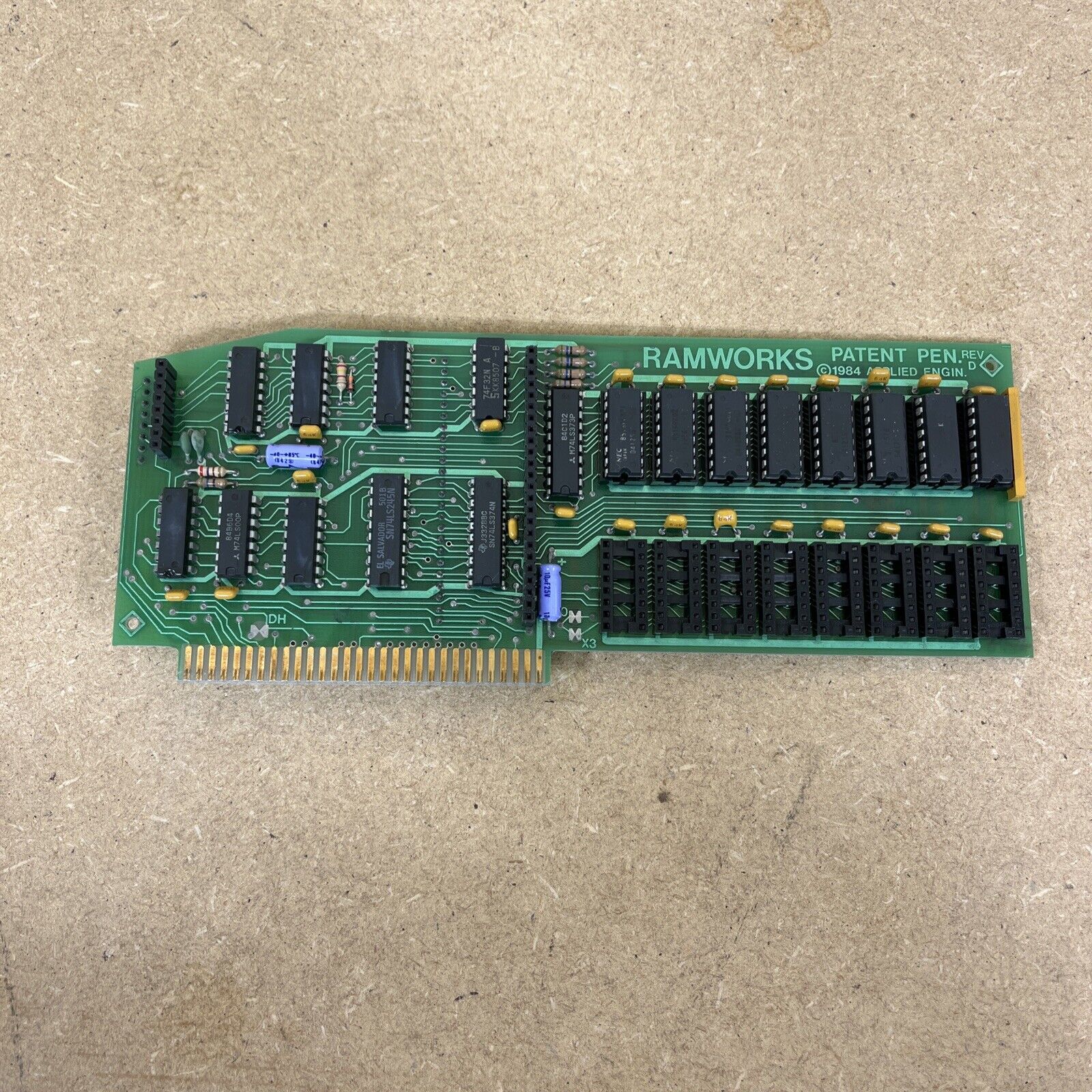 Apple IIe Ramworks RAM Memory Card Applied Engineering *Works*
