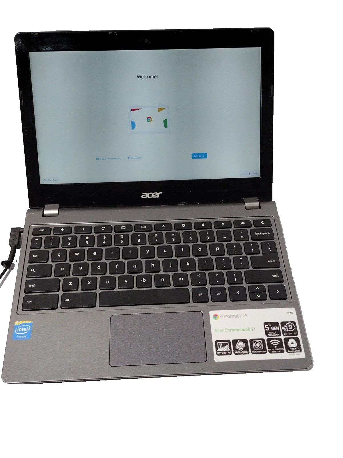 Acer Chromebook 11 C740 32GB HDD 4GB RAM Intel Celeron 3205U @ 1.50GHz (45807)