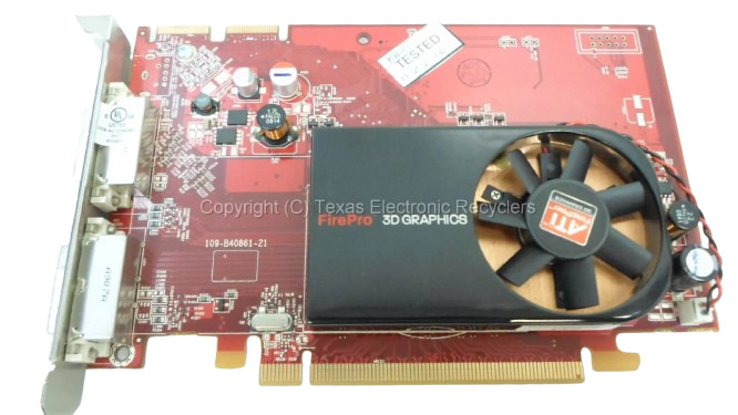 HP ATI Radeon 508279-001 519291-001 109-B40861-21 FirePro 256MB PCIe x16 Genuine