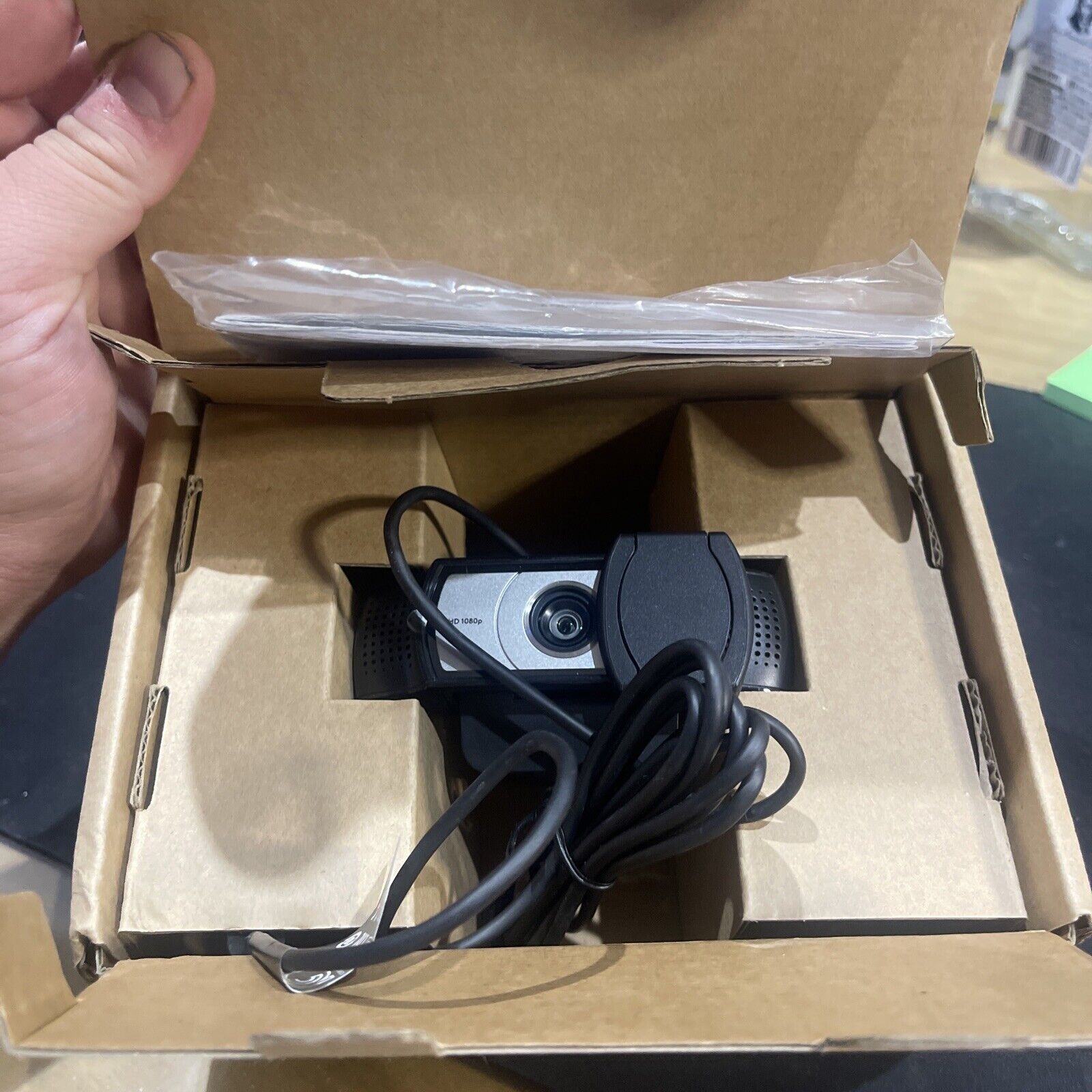 Logitech C930E 30 fps 1080p Video Webcam black Beans New Open Box