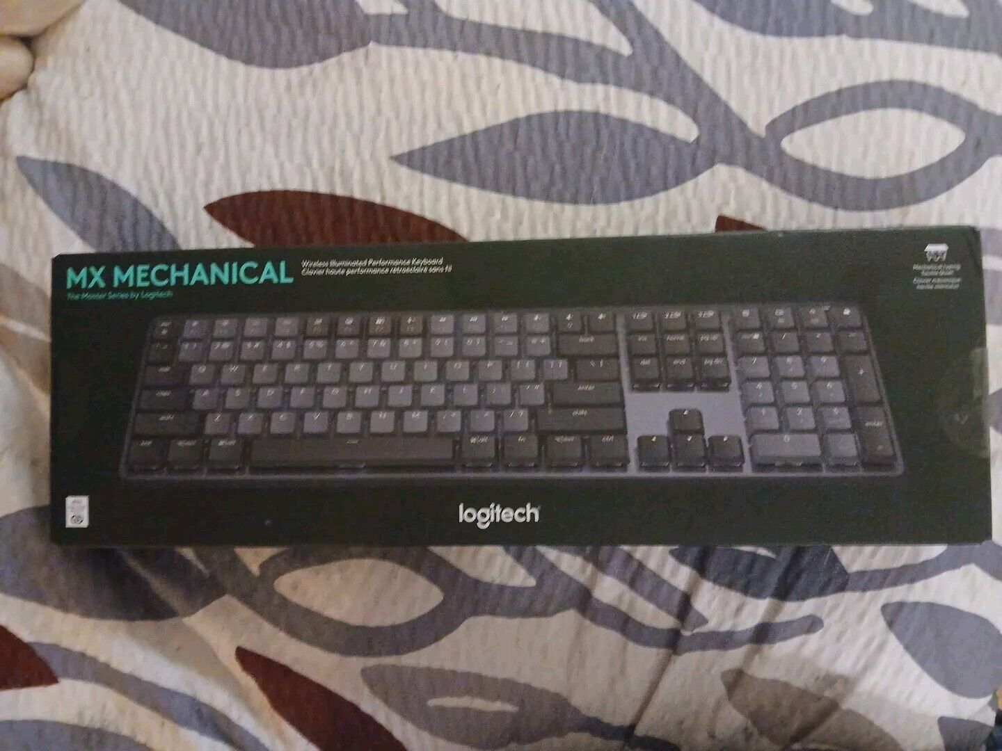 Logitech MX Mechanical Wireless Keyboard - Graphite (Tactile Quiet Switches)