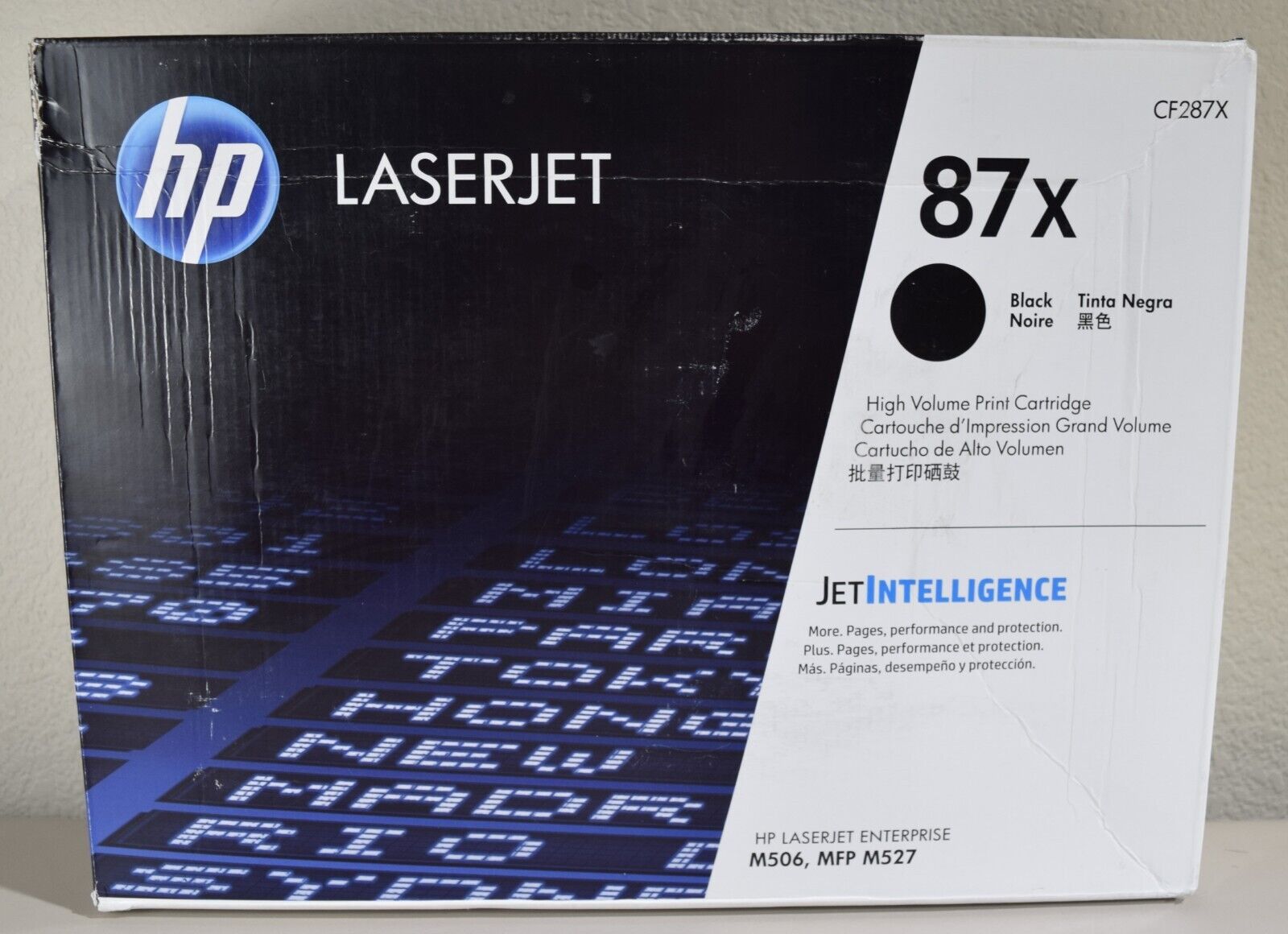 HP 87X BLACK High-Yield Toner Cartridge for LaserJet Enterprise M506 MFP M527 +