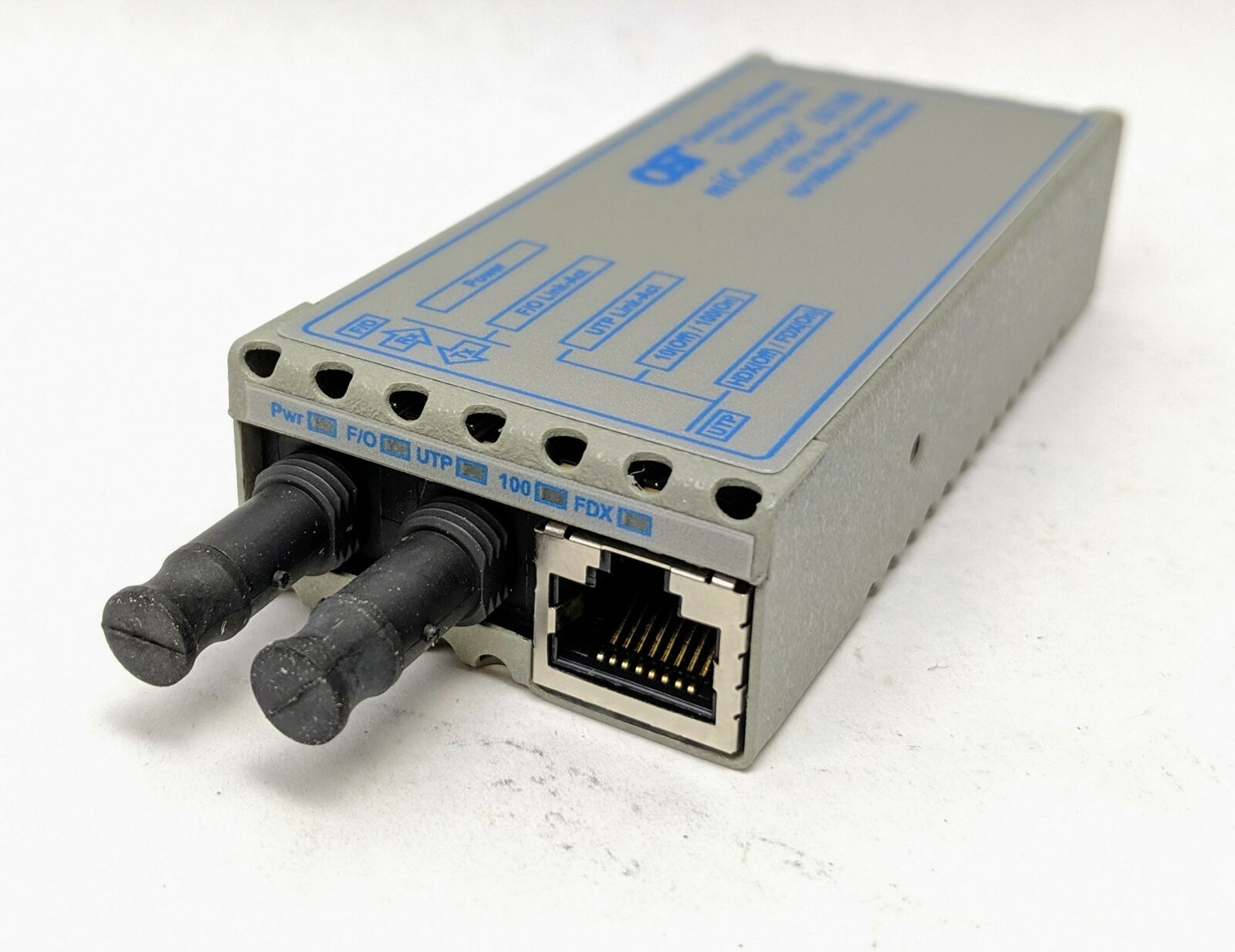 Omnitron Systems Technology miConverter 10/100 Base TX FX Ethernet 1120-0-0W