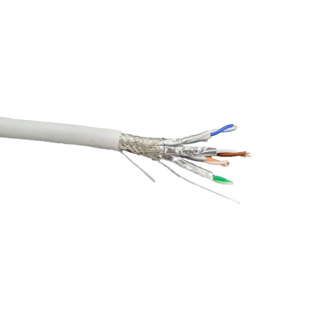 Micro Connectors Ethernet Cable Solid+Shielded Bulk Grounded Copper CMR Cat-7