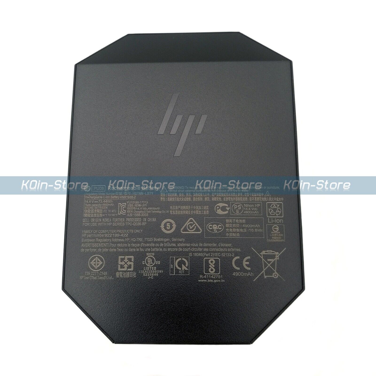 Genuine PU08 Battery for HP Z VR Backpack G1 Workstation HSTNN-LB7Y 922199-421