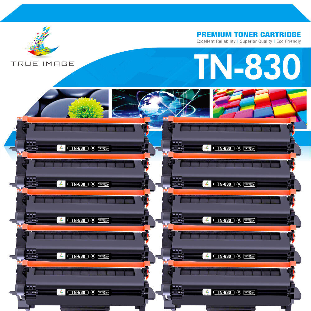 TN830 TN830XL Toner Compatible for Brother HL-L2405W MFC-L2760DW MFC-L2820DW LOT