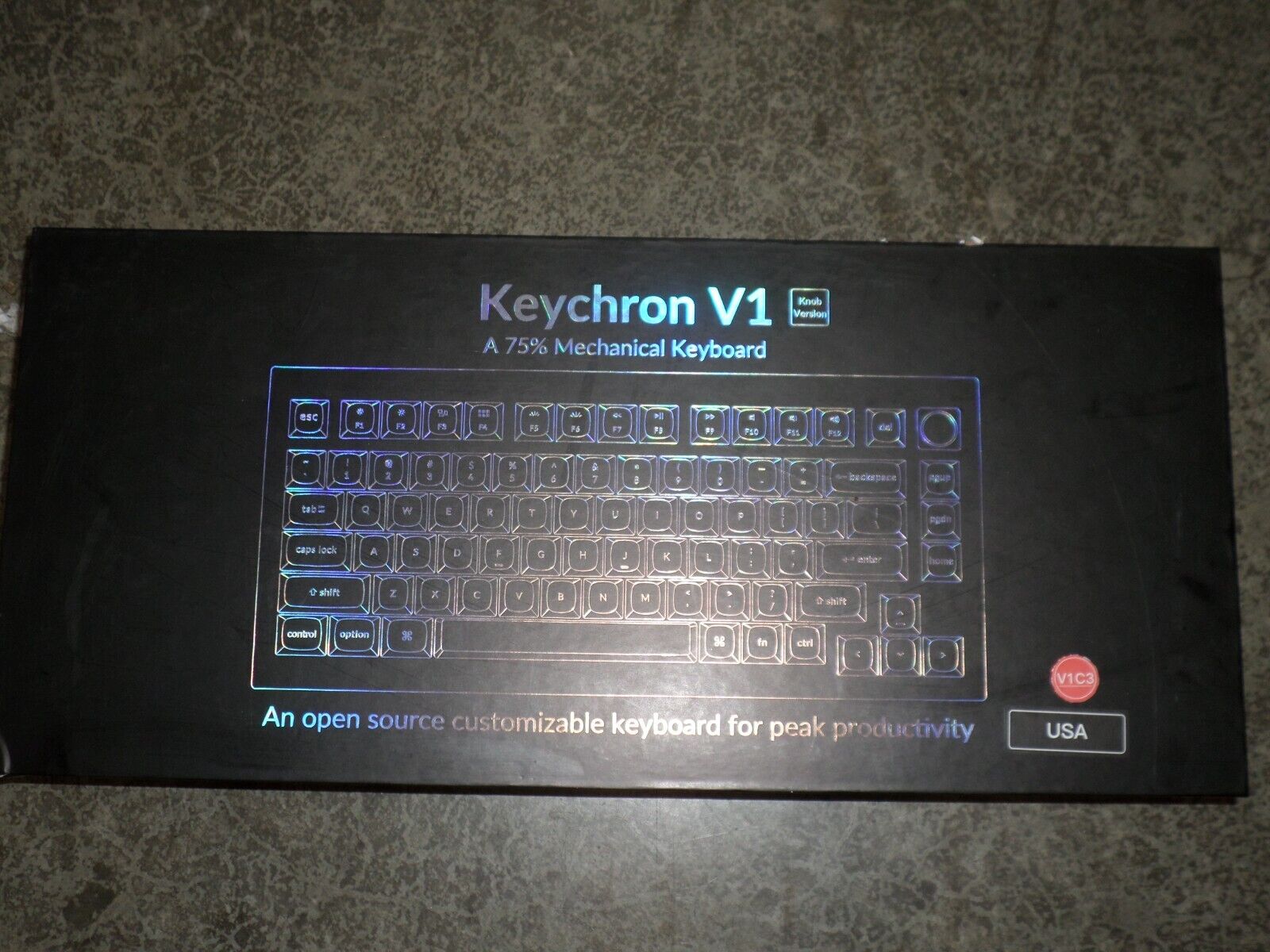 Keychron V1 75% Mechanical Keyboard Wired #1018