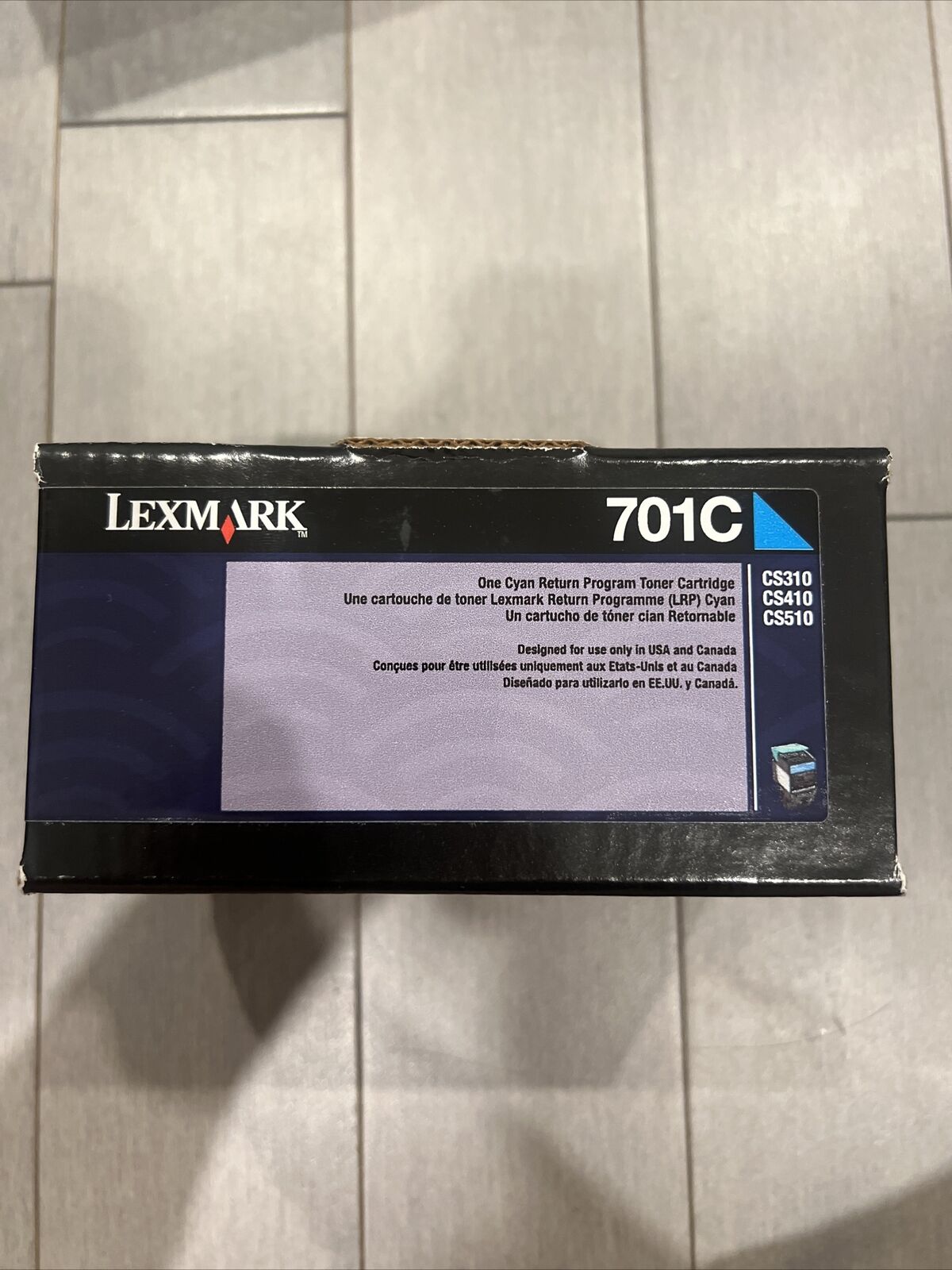 Lexmark Toner Cyan 701C for Lexmark CS310 CS410 CS510 - New Sealed