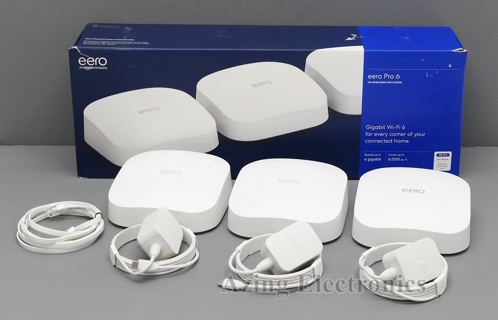 Eero Pro 6 AX4200 K010311 Tri-Band Wi-Fi 6 Mesh Wi-Fi System (3-pack)