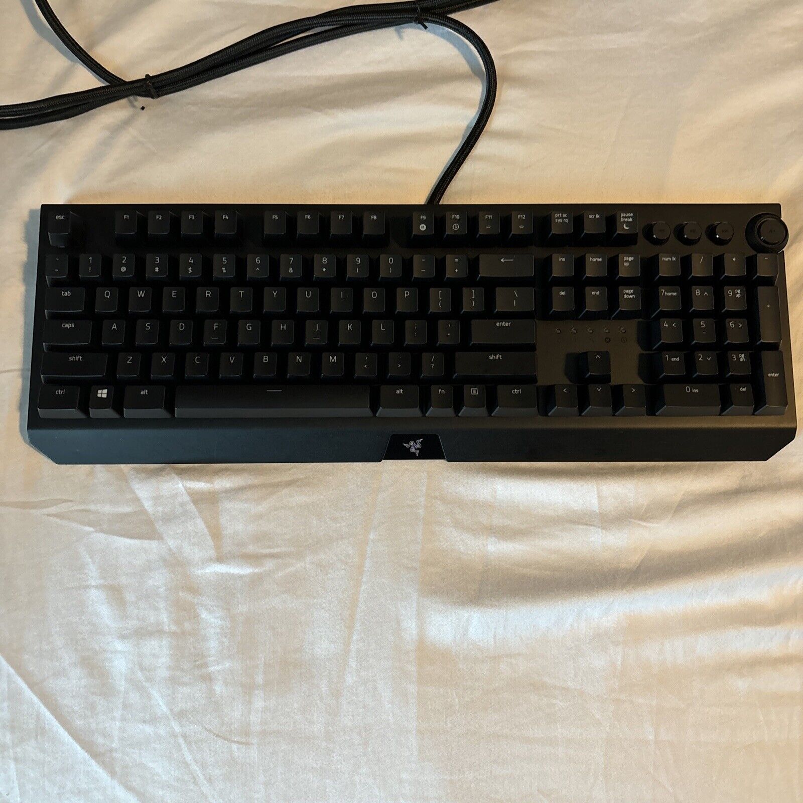 Razer BlackWidow Elite Wired Keyboard - Black - No Box - No Wrist Pad - Used