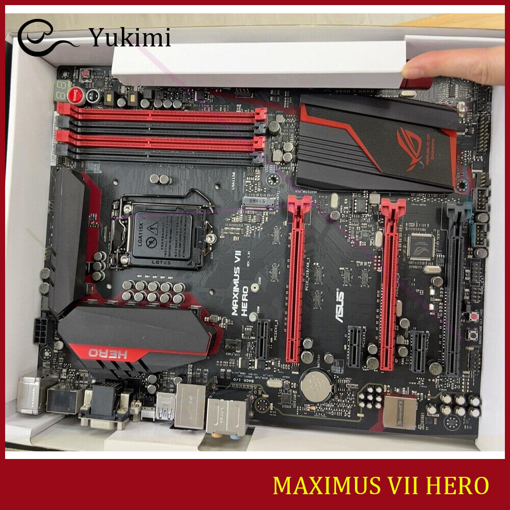 FOR ASUS MAXIMUS VII HERO VGA LGA 1150 DVI HDMI DDR3 Motherboard
