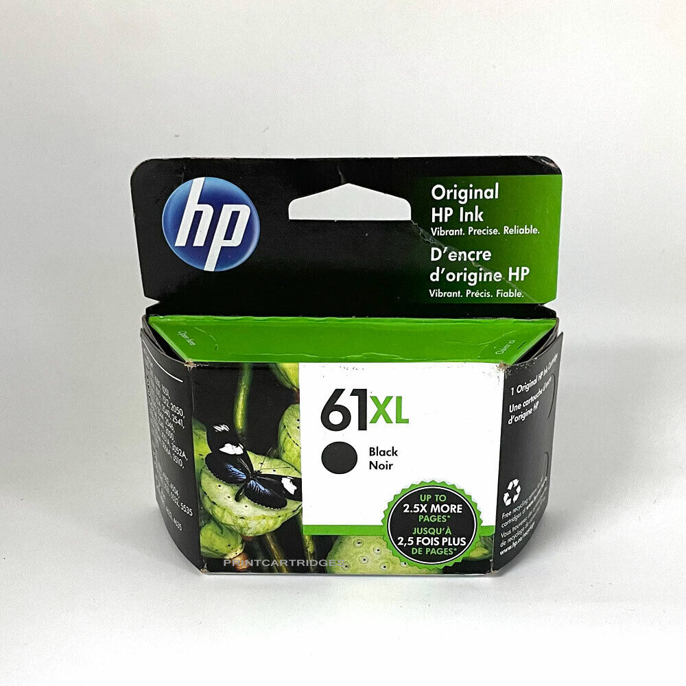 HP 61XL Black Ink Cartridge Genuine in Retail Box