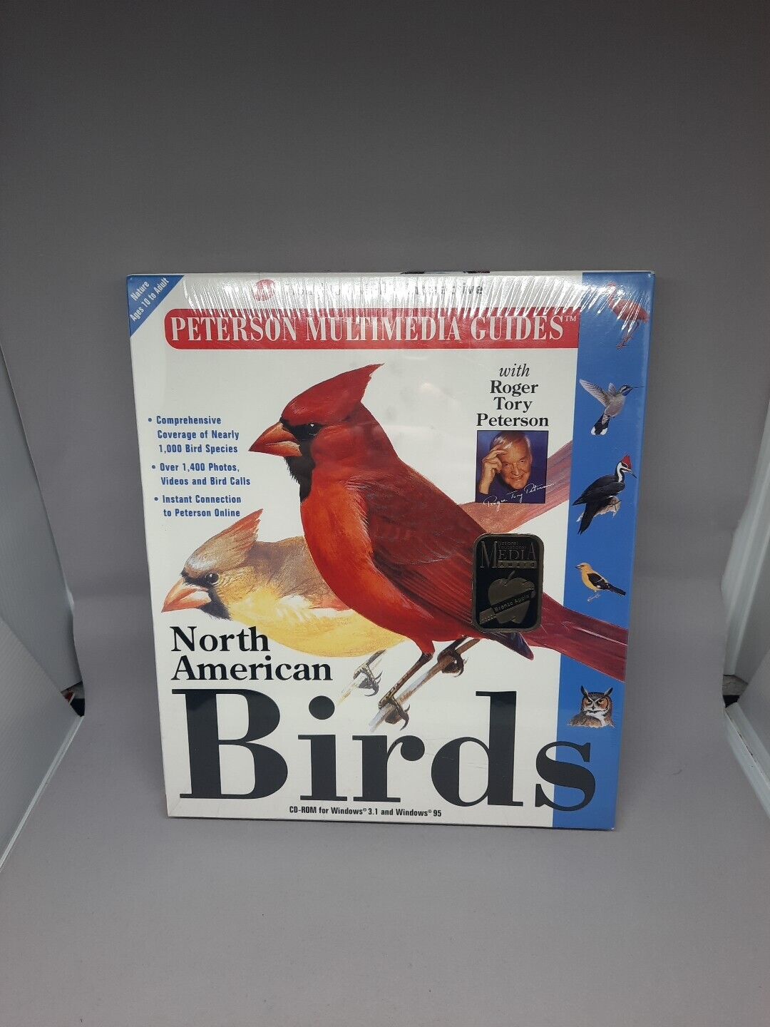 North American Birds Peterson Multimedia Guides CD Rom Windows 95 98 PC Sealed