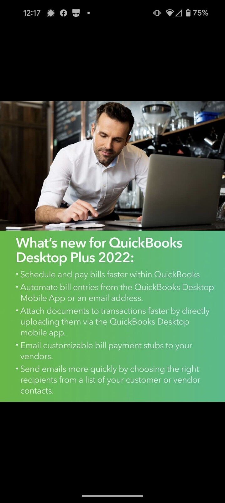 Intuit QuickBooks Desktop Pro 2022 Software for Windows PC