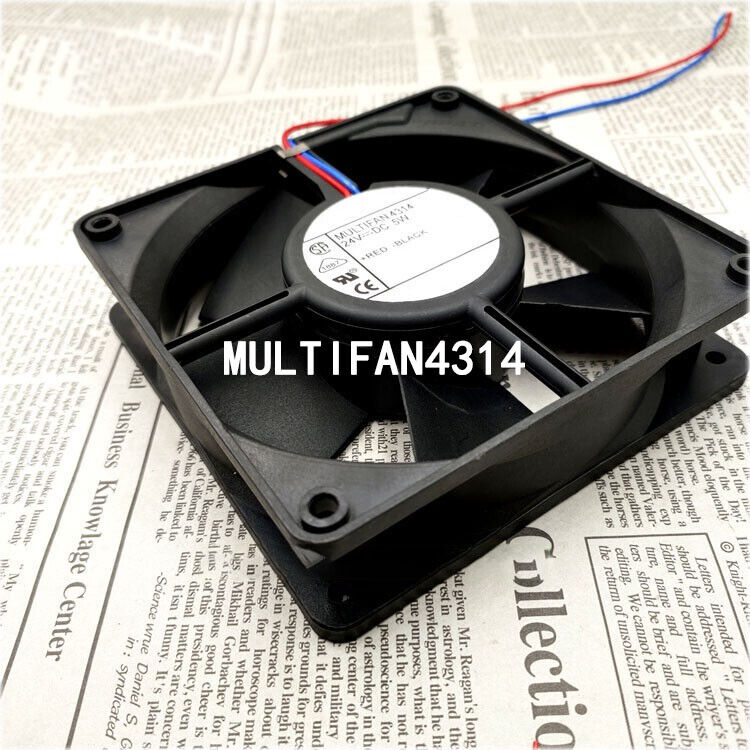 Used tested ebm-papst 120*120*32mm 24V 5W TYP 4314 12CM MULTIFAN Axial flow fan