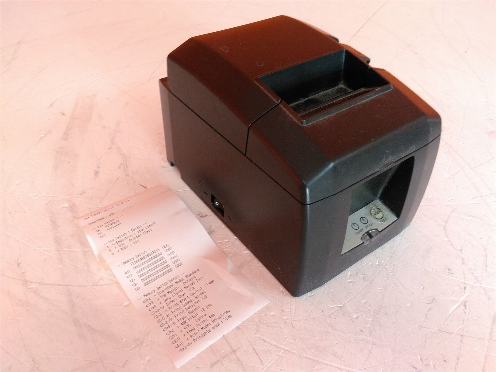 Star Micronics TSP650 POS Thermal Receipt Printer with Power Adapter
