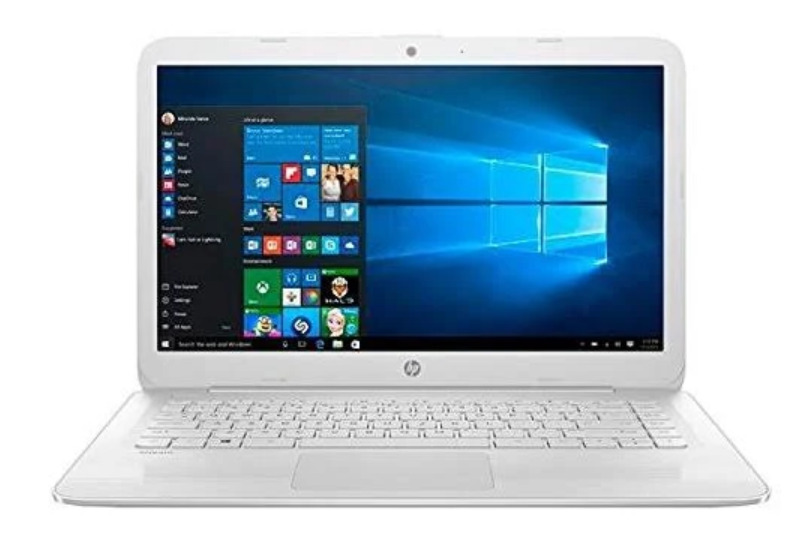 HP Stream 14 Laptop White ax000 Series 64GB, 4GB RAM, Intel Celeron