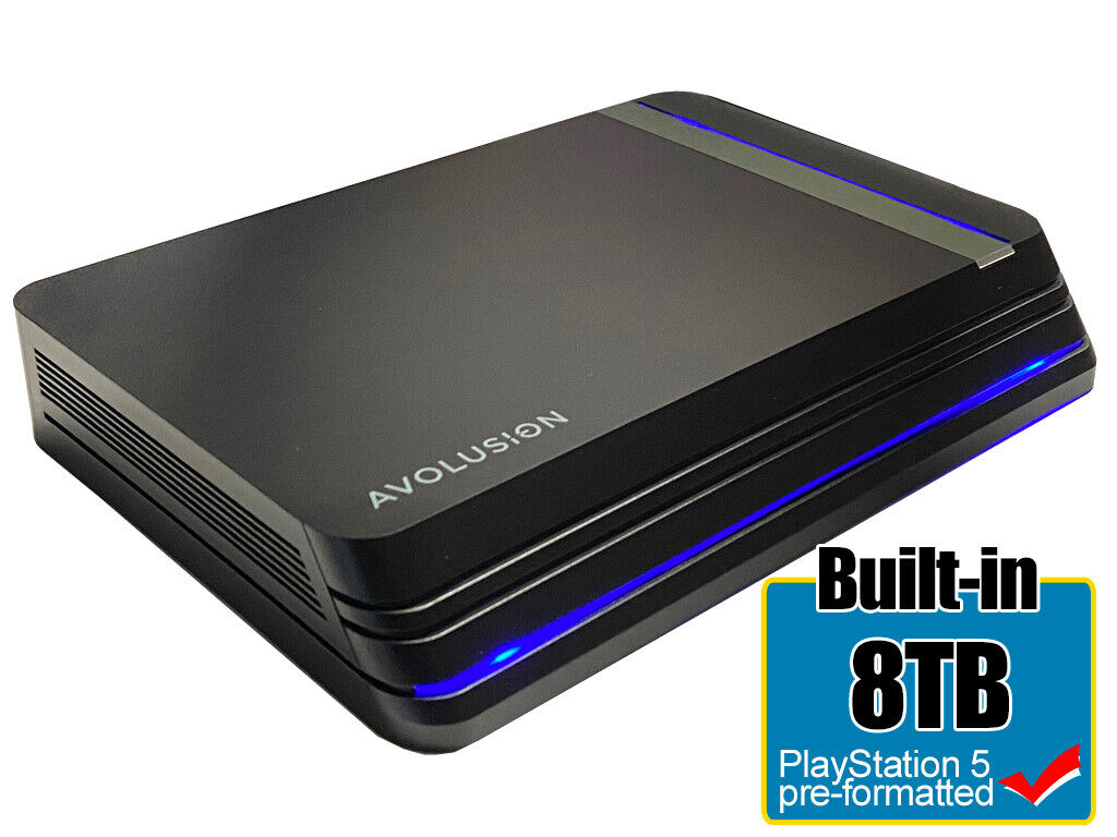 Avolusion PRO X 8TB  USB 3.0 External Gaming Hard Drive for PS5 Game Console