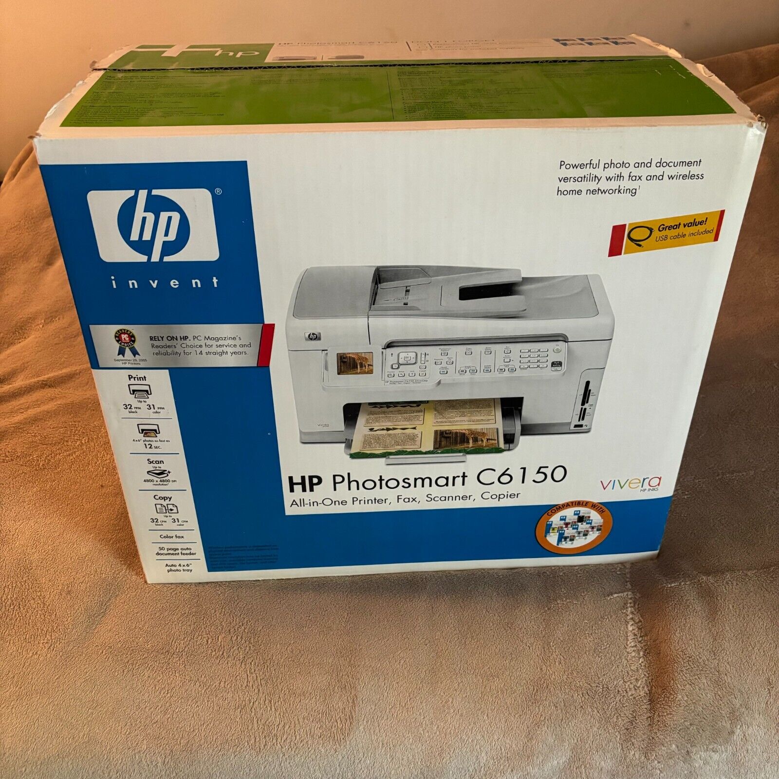 HP Photosmart C6150 All-In-One Inkjet Printer