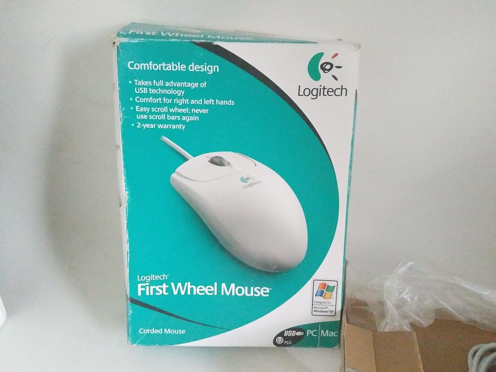 Logitech First Wheel Mouse Appears Unused