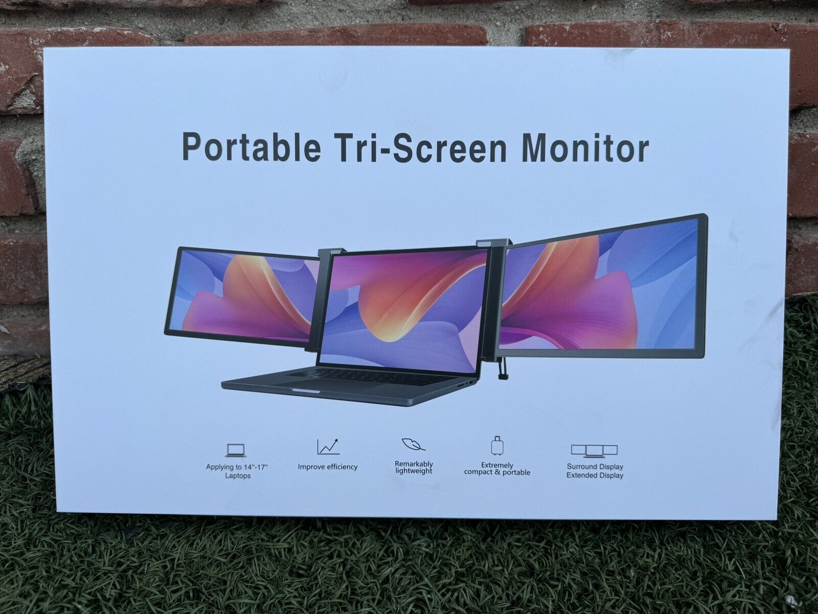 Soomfon 14-17 Inch Portable Tri Screen Monitor