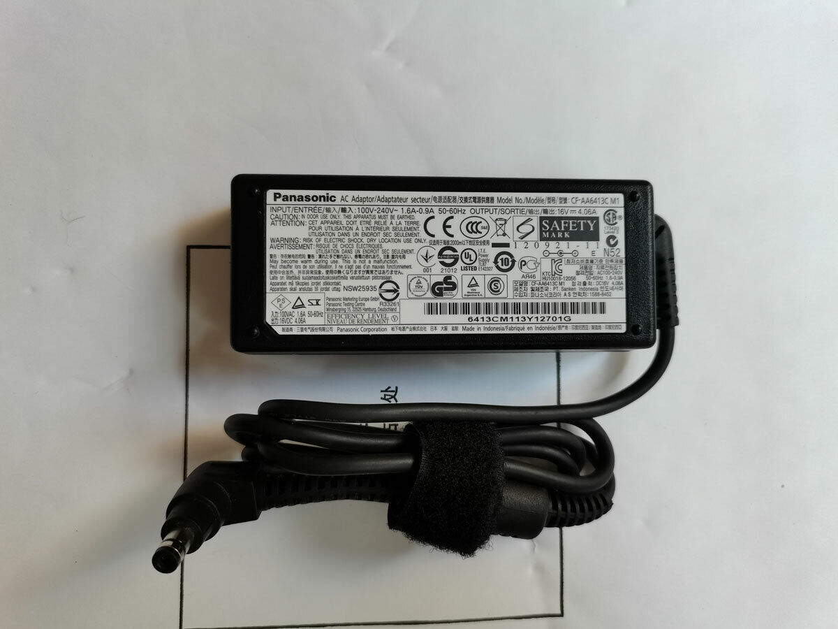 Genuine 16V 4.06A CF-AA6413C M1 For Panasonic Toughbook CF-C2 MK2 65W AC Adapter
