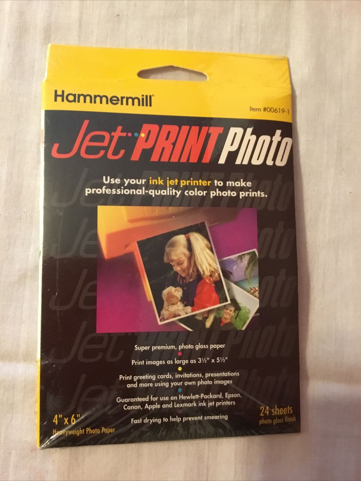 Hammermill #00619-1 Jet Print Photo 4x6 Gloss 24 Sheets