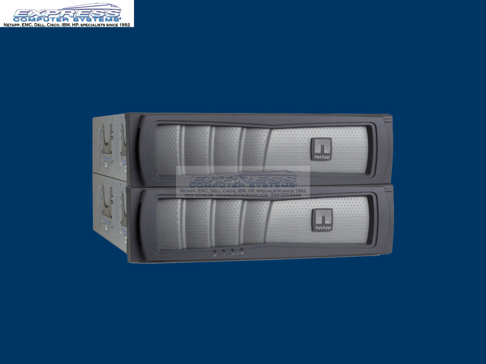 Netapp FAS3270AE Dual Controller Filer Head 2x X3650-R6 111-00574  FAS3270