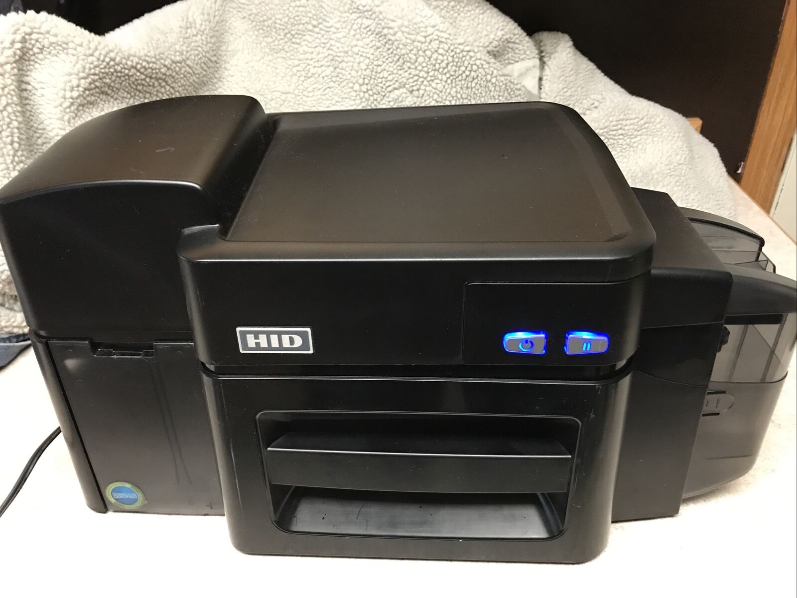 Fargo DTC1500 Double-Sided Color Card Printer USB Ethernet