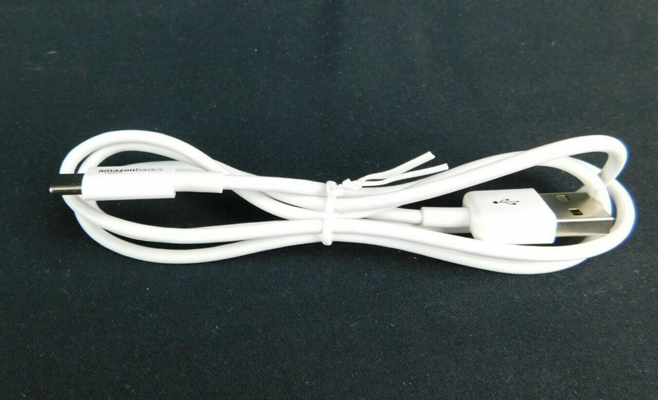 Amazon Basics USB-C to USB-A Cable | 3ft White | 2.0 | Fast Charging