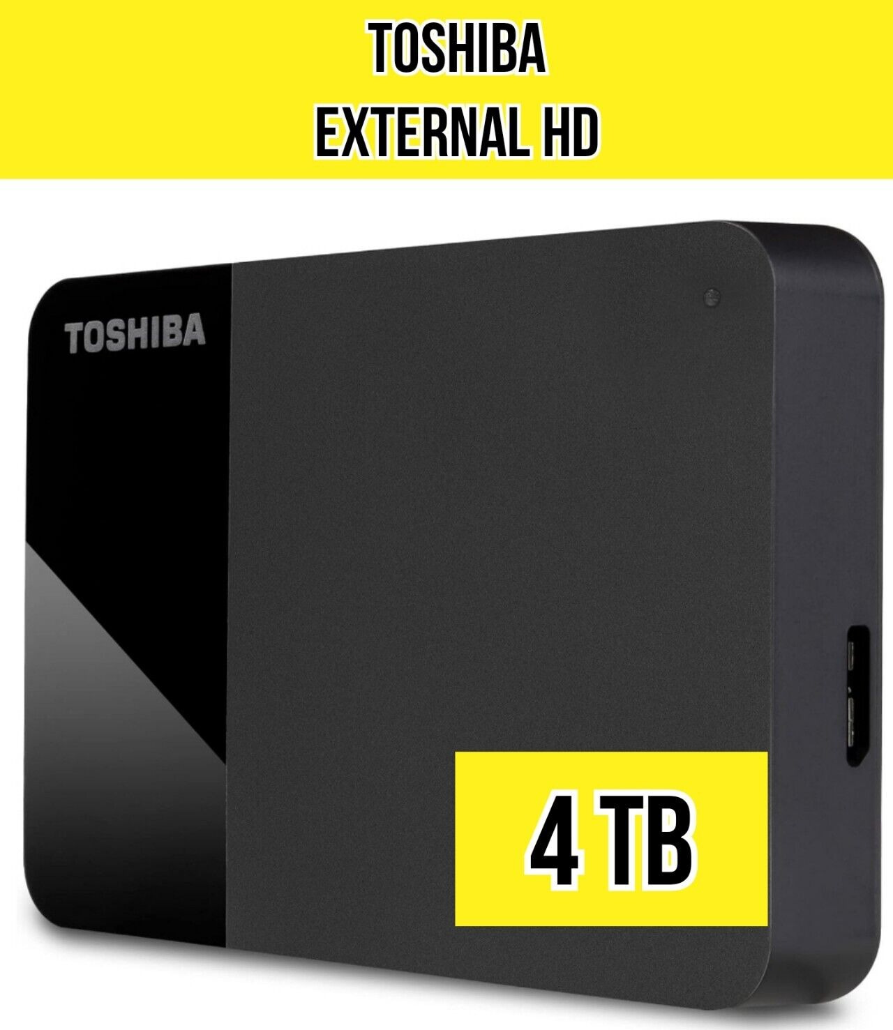 Toshiba Canvio Ready 4TB External Hard Drive  2.5