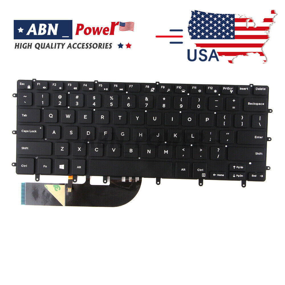 New US With Backlight Keyboard For Dell XPS 15 9550 9560 9570 7590 7558 7568