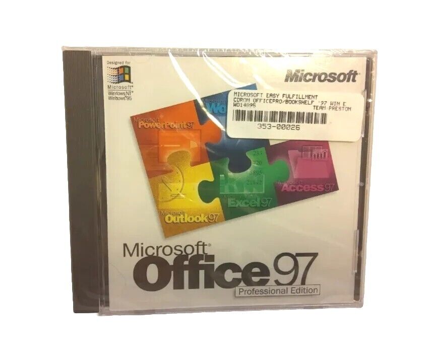 Microsoft Office 97 Professional Edition (CD) BRAND NEW FACTORY SEALED