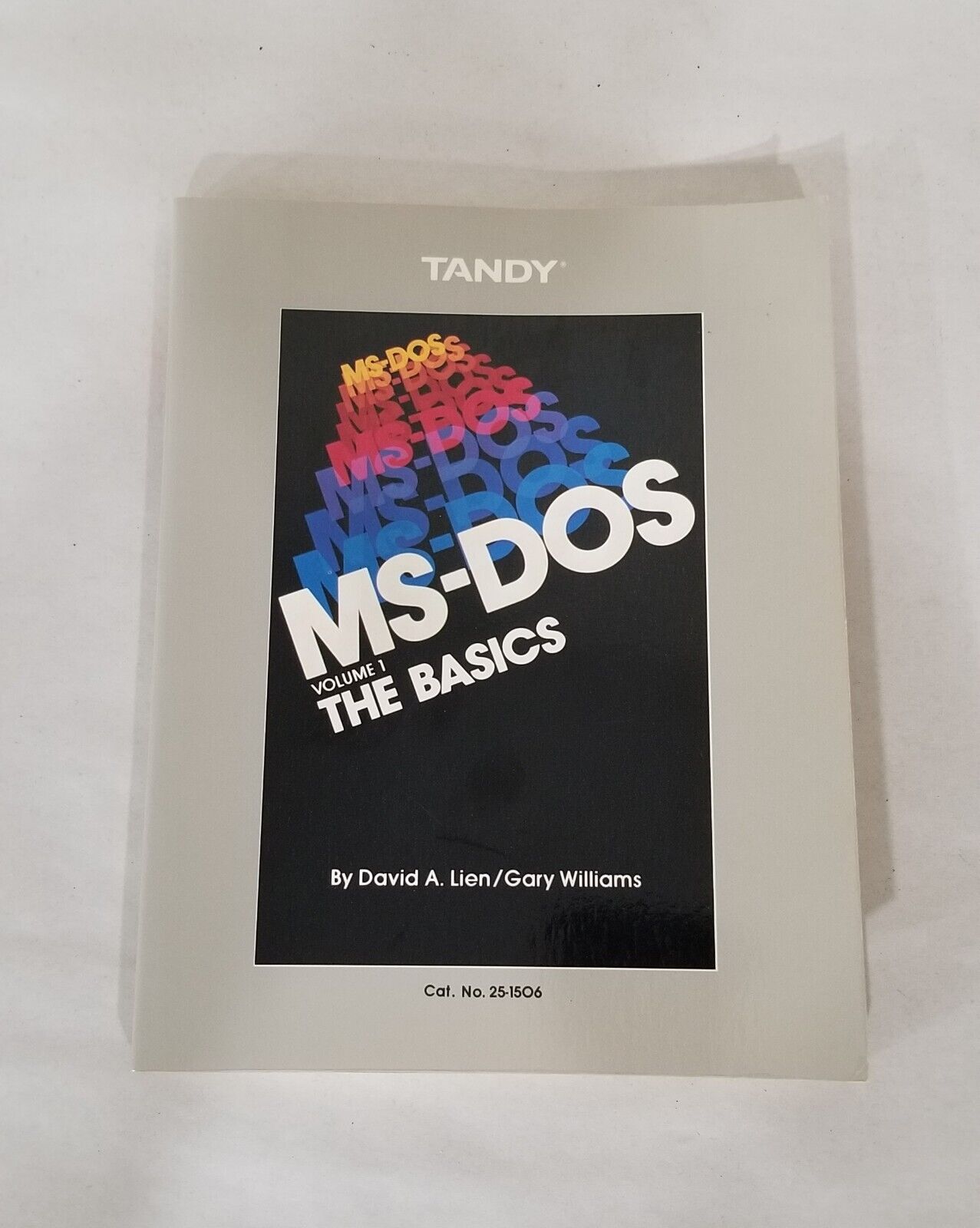 Tandy MS-DOS The Basics Vol 1 David Lien & Gary Williams 1985 No. 25-1506