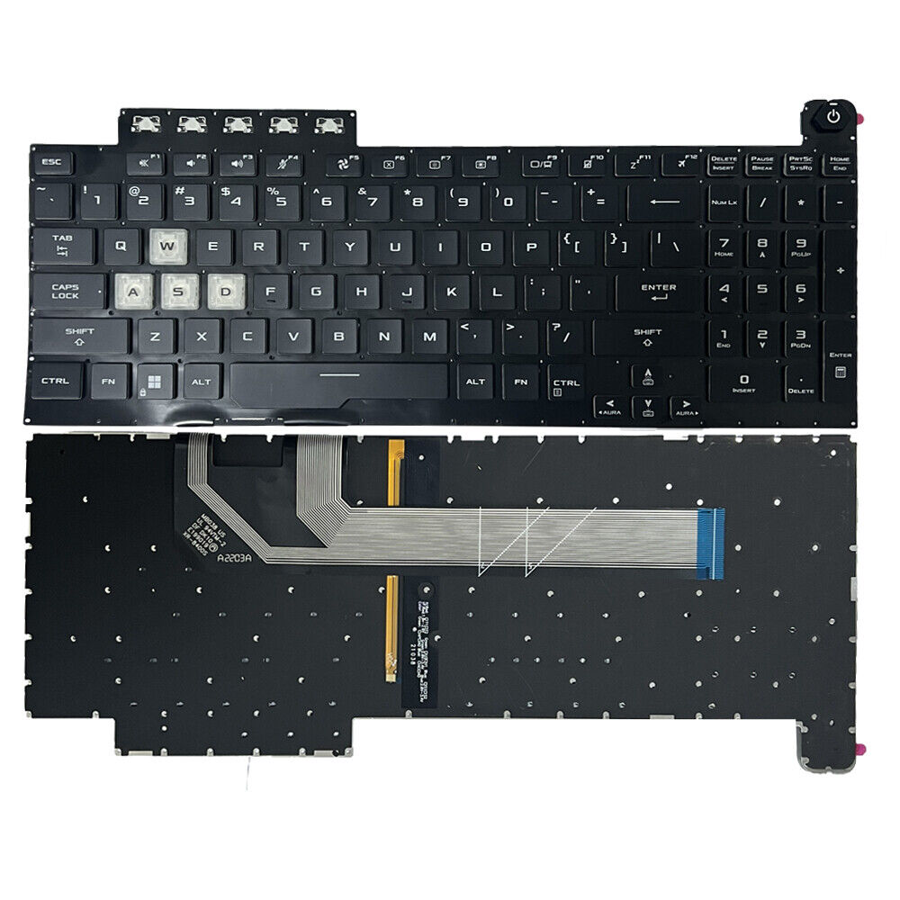 NEW Laptop Backlight Keyboard US For ASUS TUF Gaming F15 FX506 FA506 FA506U US B