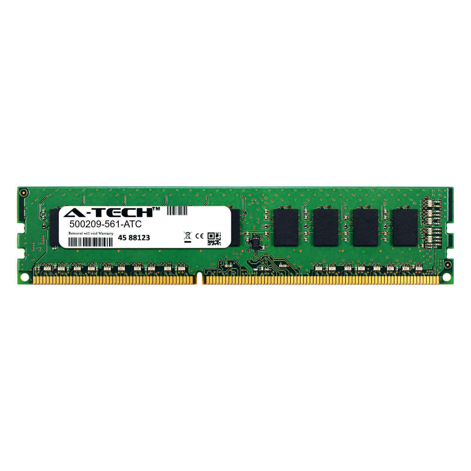 2GB DDR3 PC3-10600E ECC UDIMM (HP 500209-561 Equivalent) Server Memory RAM