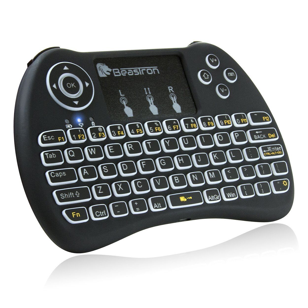 Brand New 2.4GHz Mini Wireless Keyboard with Backlit - Touchpad＆QWERTY Keyboard